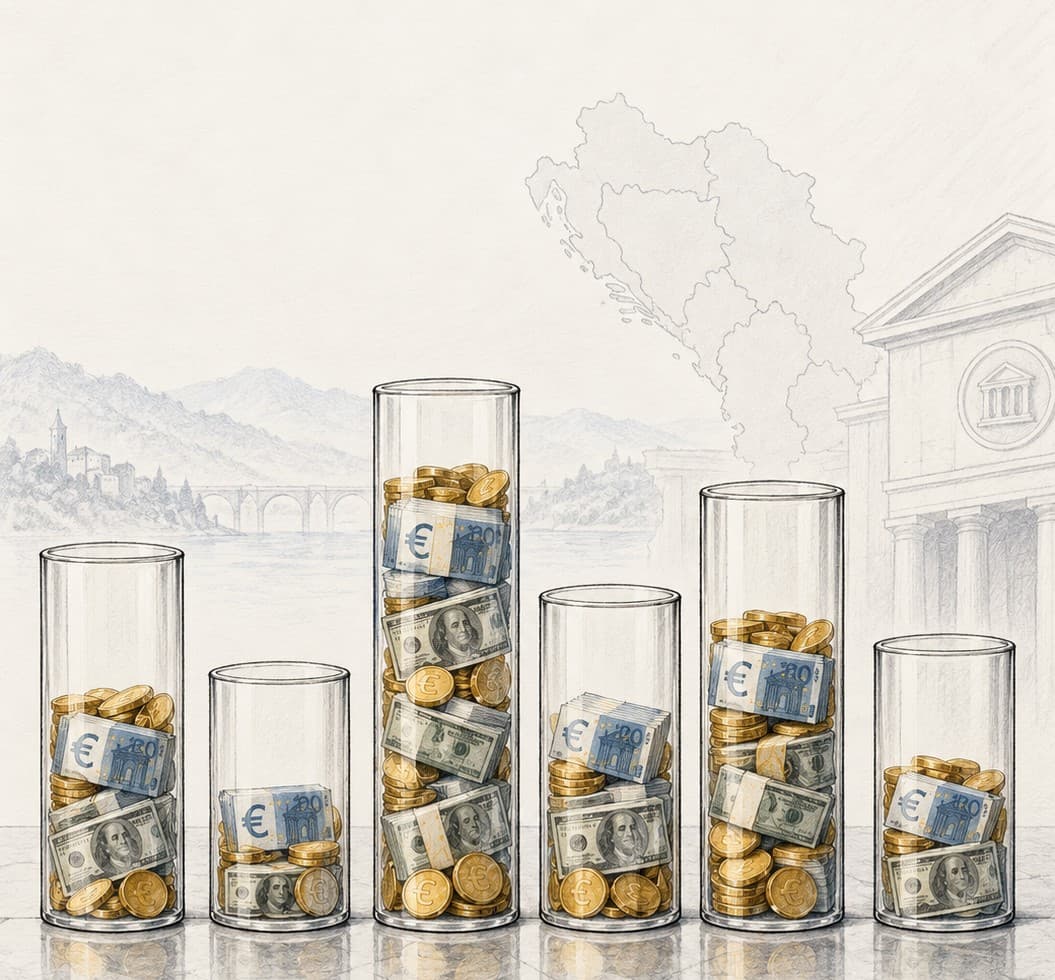 Rezervat valutore të Rajonit arrijnë në rreth 62 miliardë dollarë, Shqipëria rritje rekord