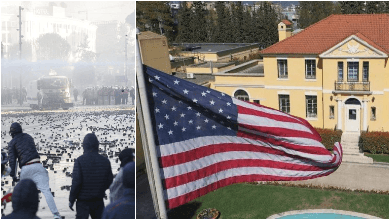 Studentët në revoltë / Reagon Ambasada e SHBA: U bëjmë thirrje palëve për vetëpërmbajtje! Qytetarët të protestojnë paqësisht dhe pa akte të dhunshme