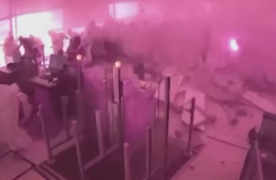 Pamje nga shpërthimi në aeroportin e Riadit, një i vdekur, 11 të plagosur
